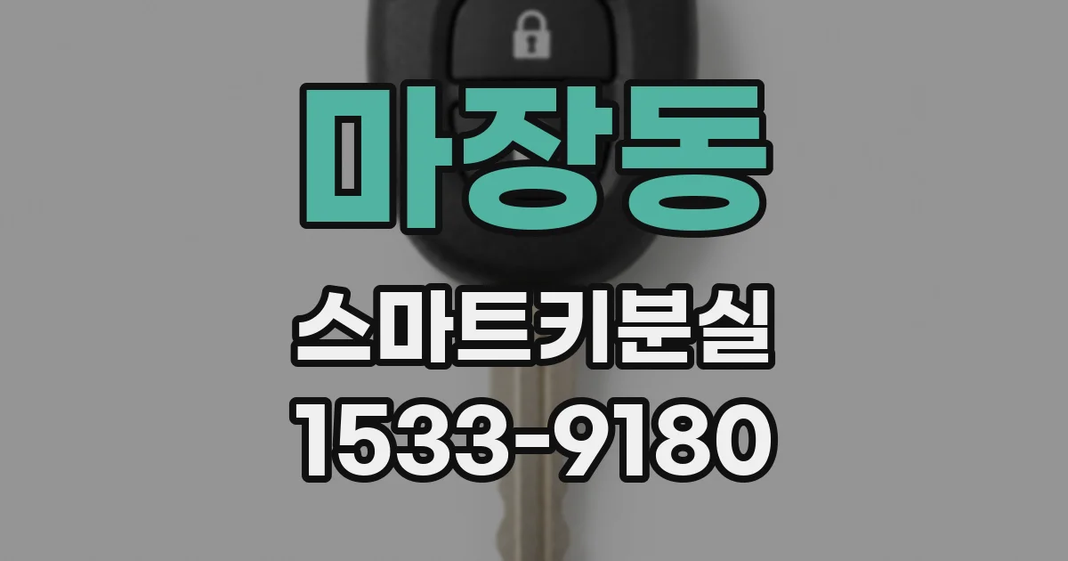 마장동 스마트키분실