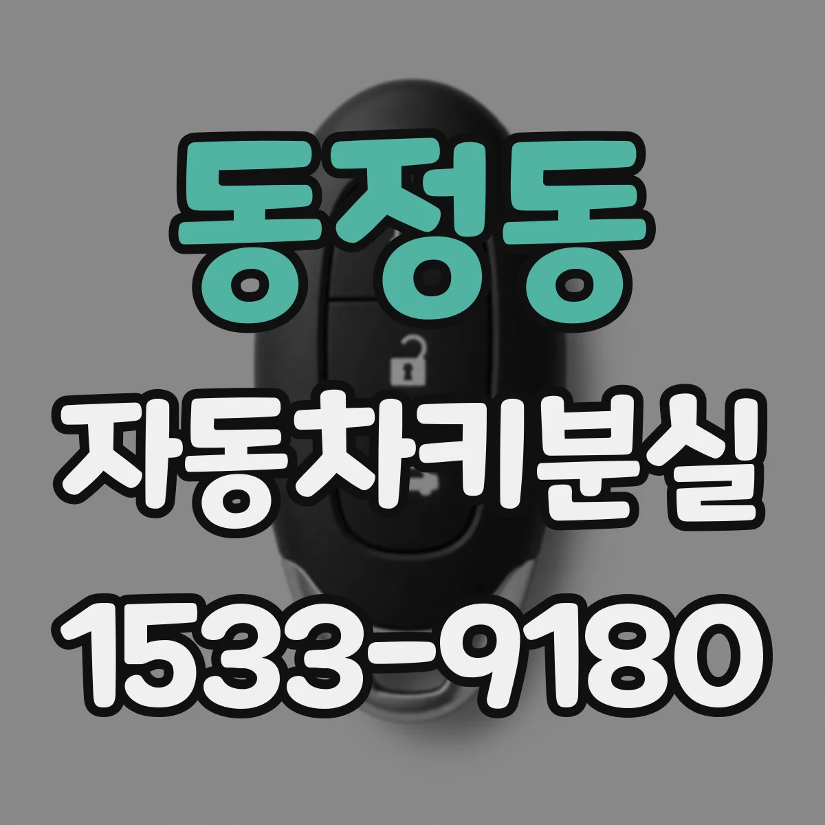 동정동 자동차키분실