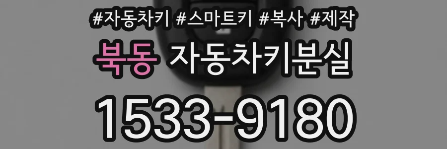 북동 자동차키분실
