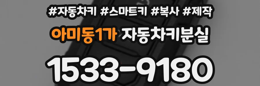아미동1가 자동차키분실