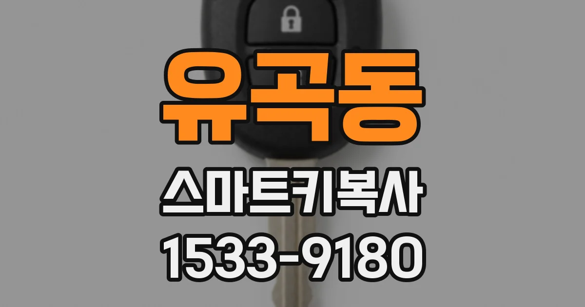 유곡동 스마트키복사