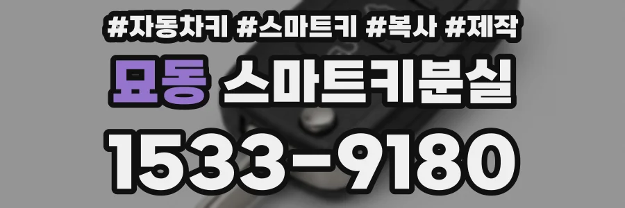 묘동 스마트키분실