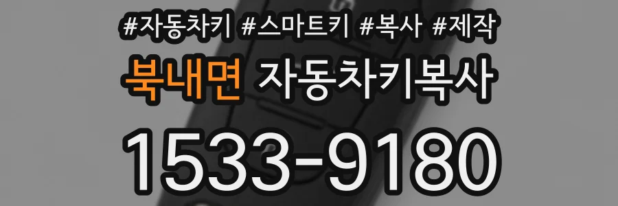 북내면 자동차키복사