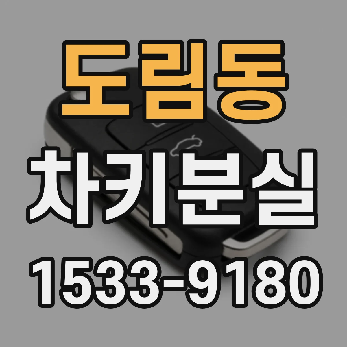 도림동 차키분실