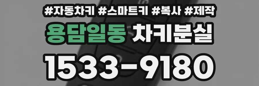 용담일동 차키분실