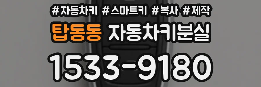 탑동동 자동차키분실