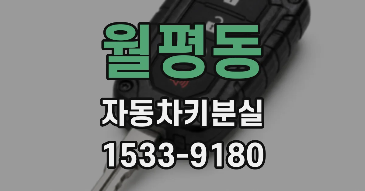 월평동 자동차키분실