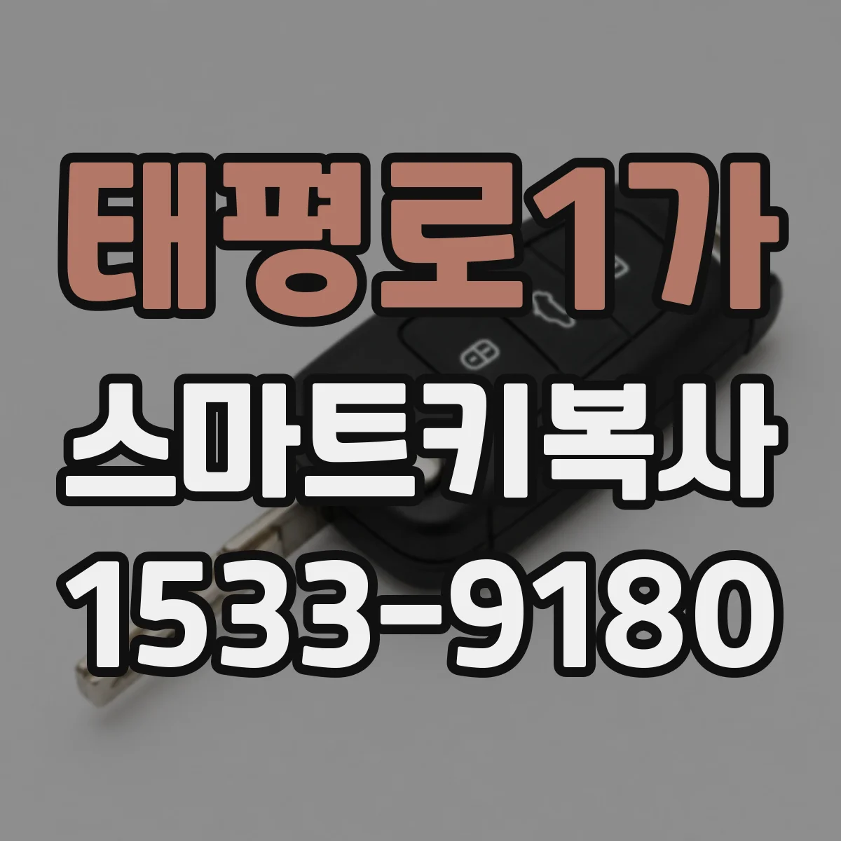 태평로1가 스마트키복사