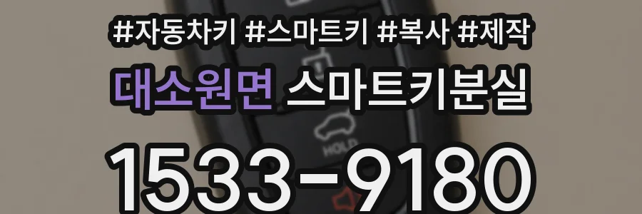 대소원면 스마트키분실
