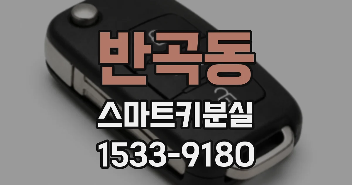 반곡동 스마트키분실