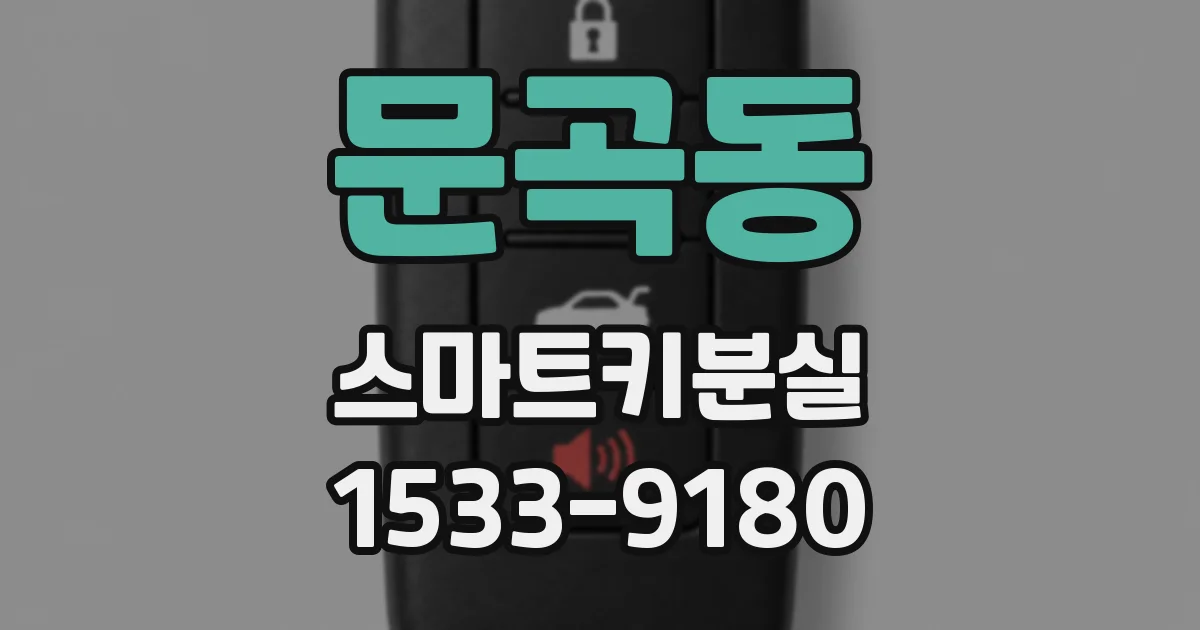 문곡동 스마트키분실