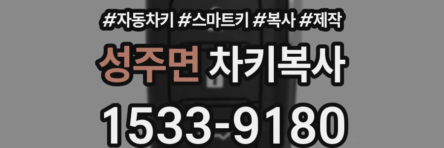 성주면 차키복사