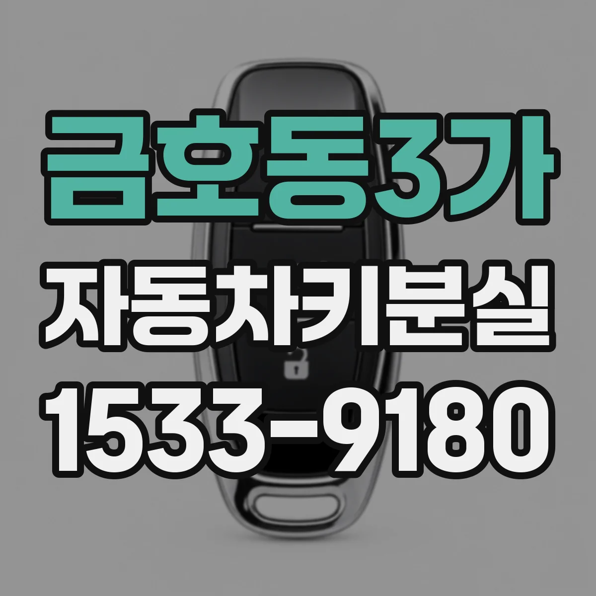 금호동3가 자동차키분실