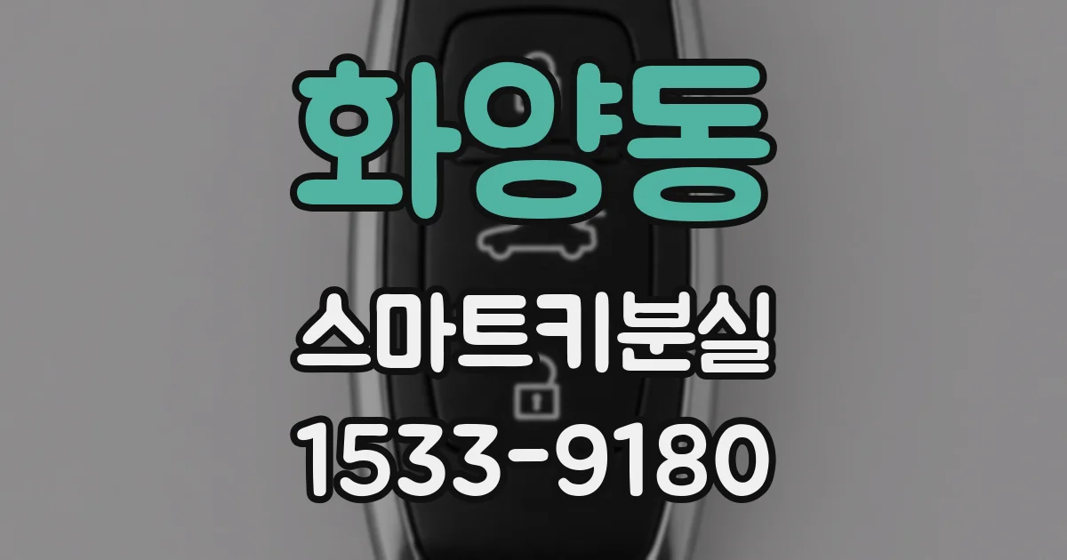 화양동 스마트키분실