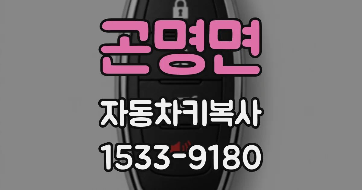 곤명면 자동차키복사