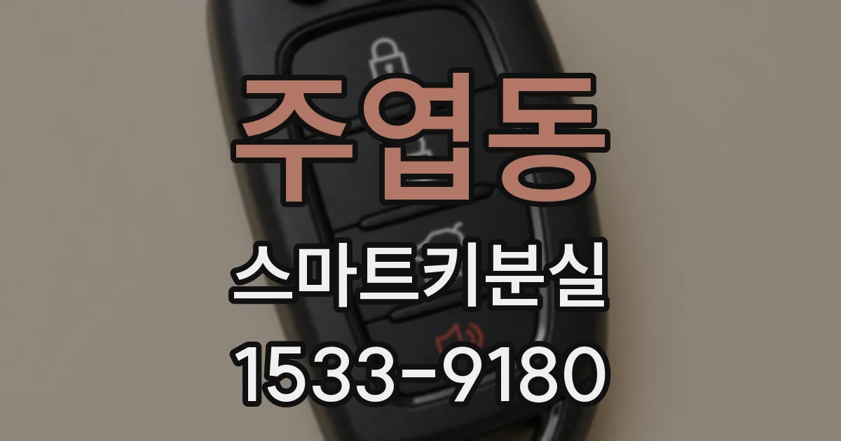 주엽동 스마트키분실
