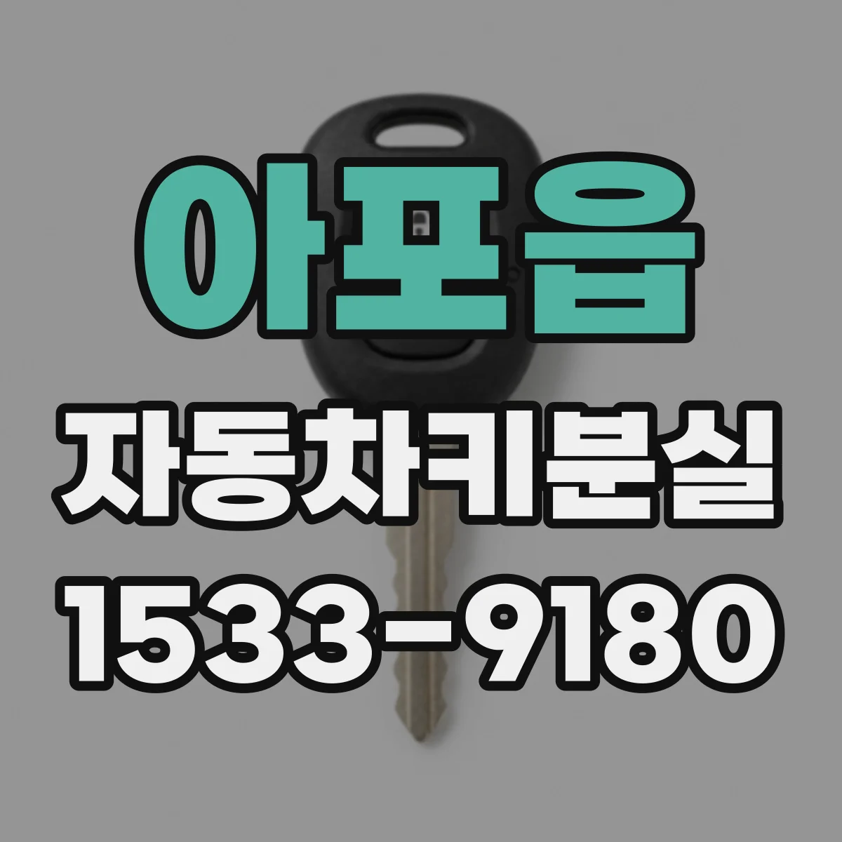 아포읍 자동차키분실