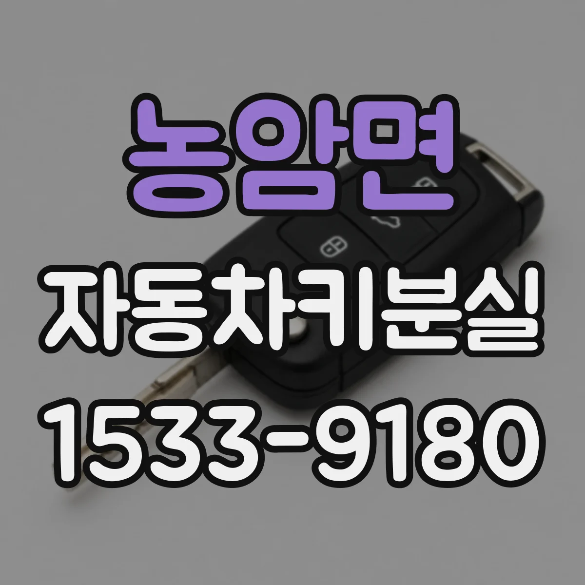 농암면 자동차키분실