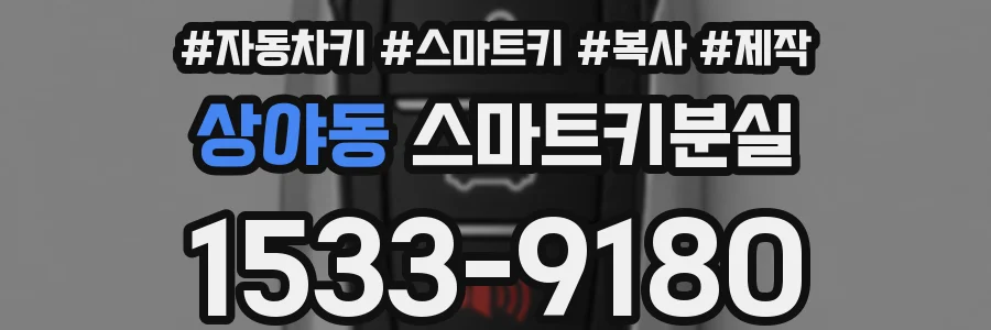 상야동 스마트키분실