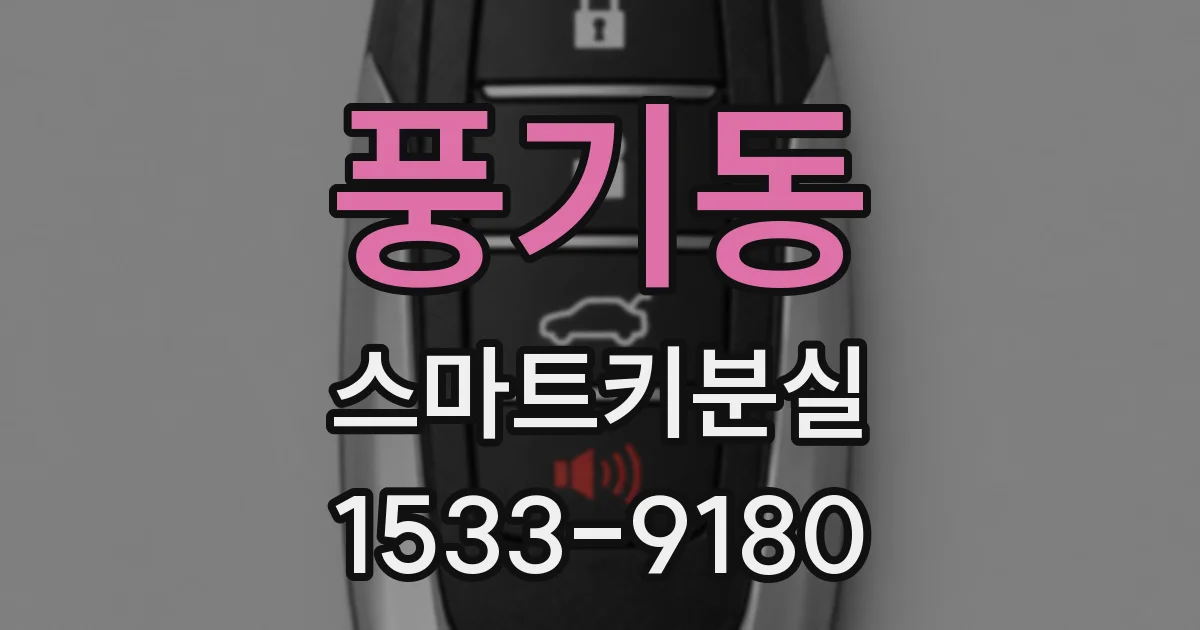 풍기동 스마트키분실