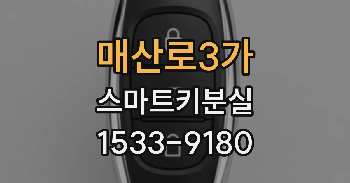 매산로3가 스마트키분실