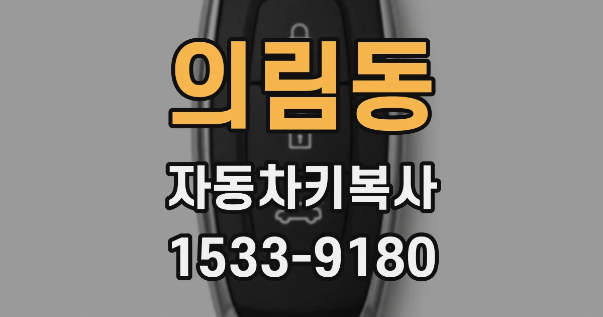 의림동 자동차키복사