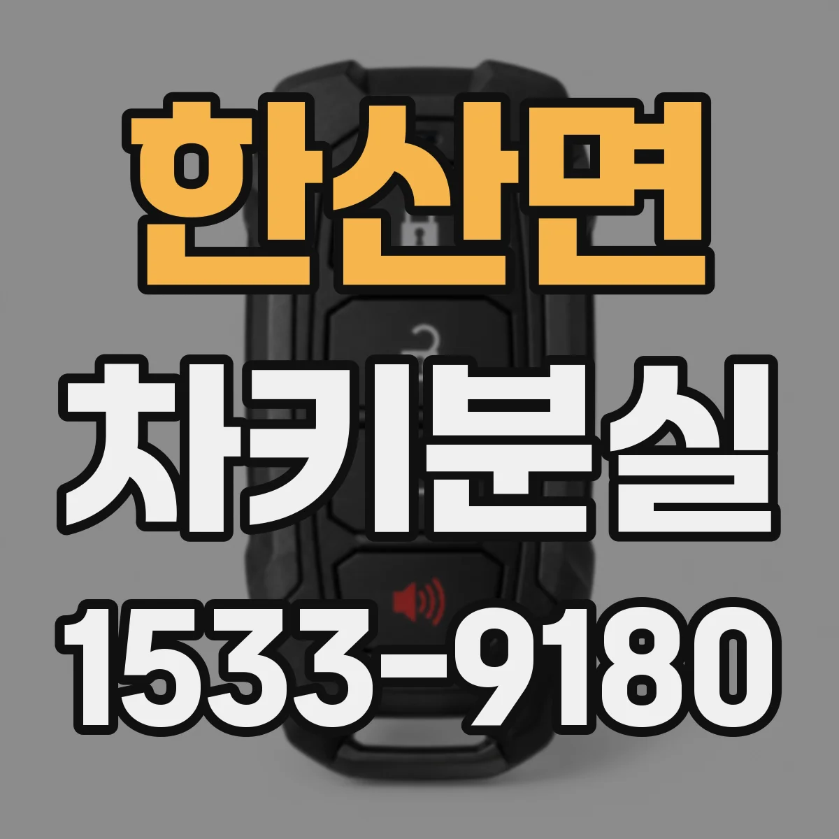 한산면 차키분실