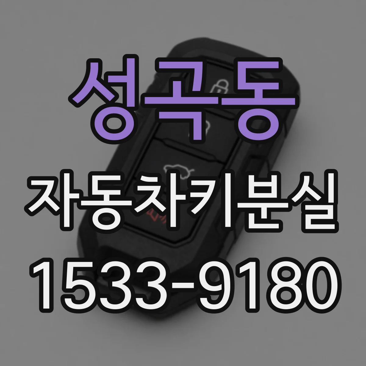 성곡동 자동차키분실