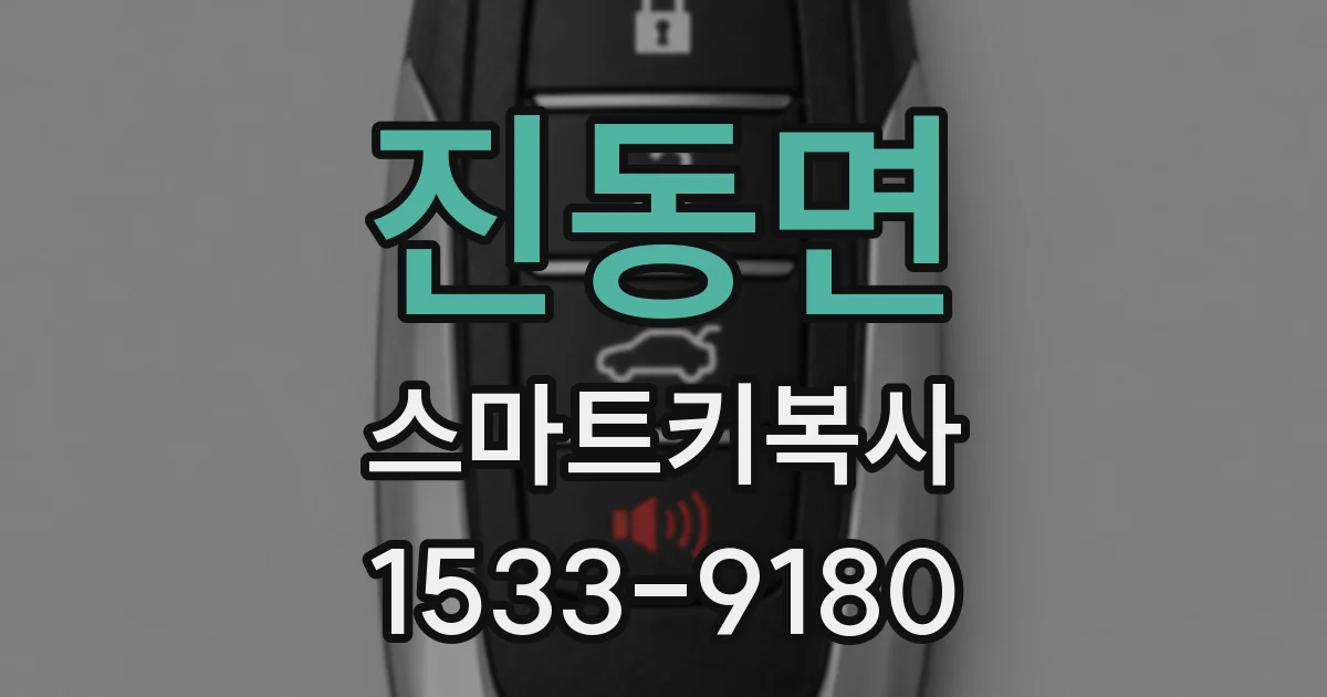 진동면 스마트키복사
