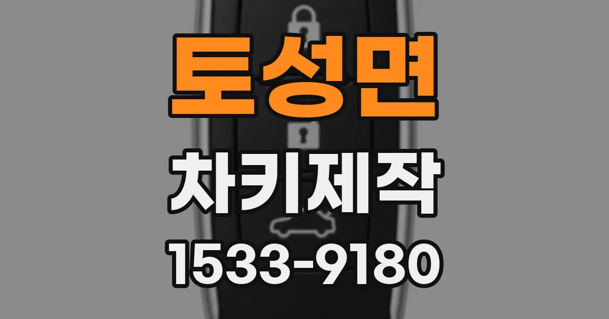 토성면 차키제작