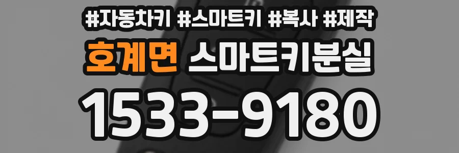 호계면 스마트키분실