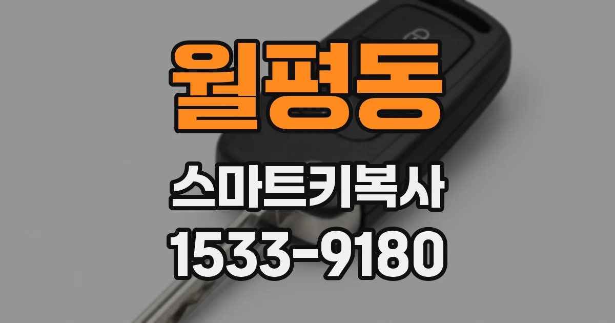 월평동 스마트키복사