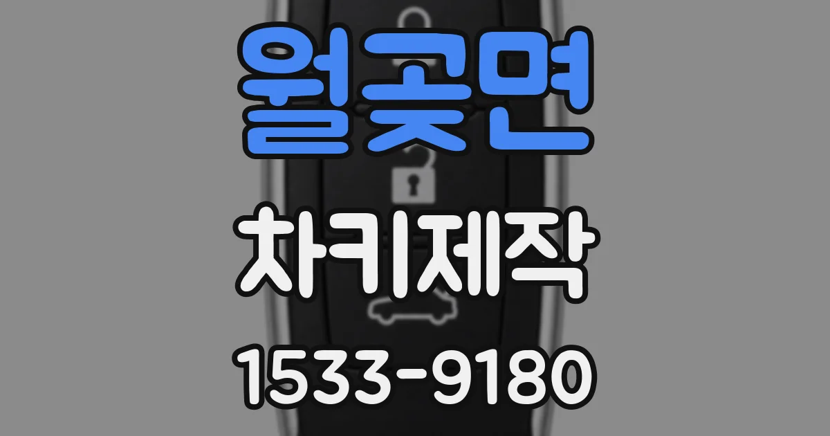 월곶면 차키제작