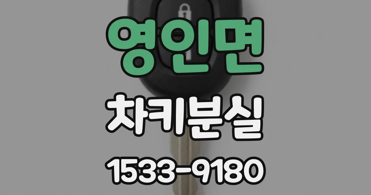 영인면 차키분실