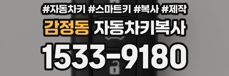 감정동 자동차키복사