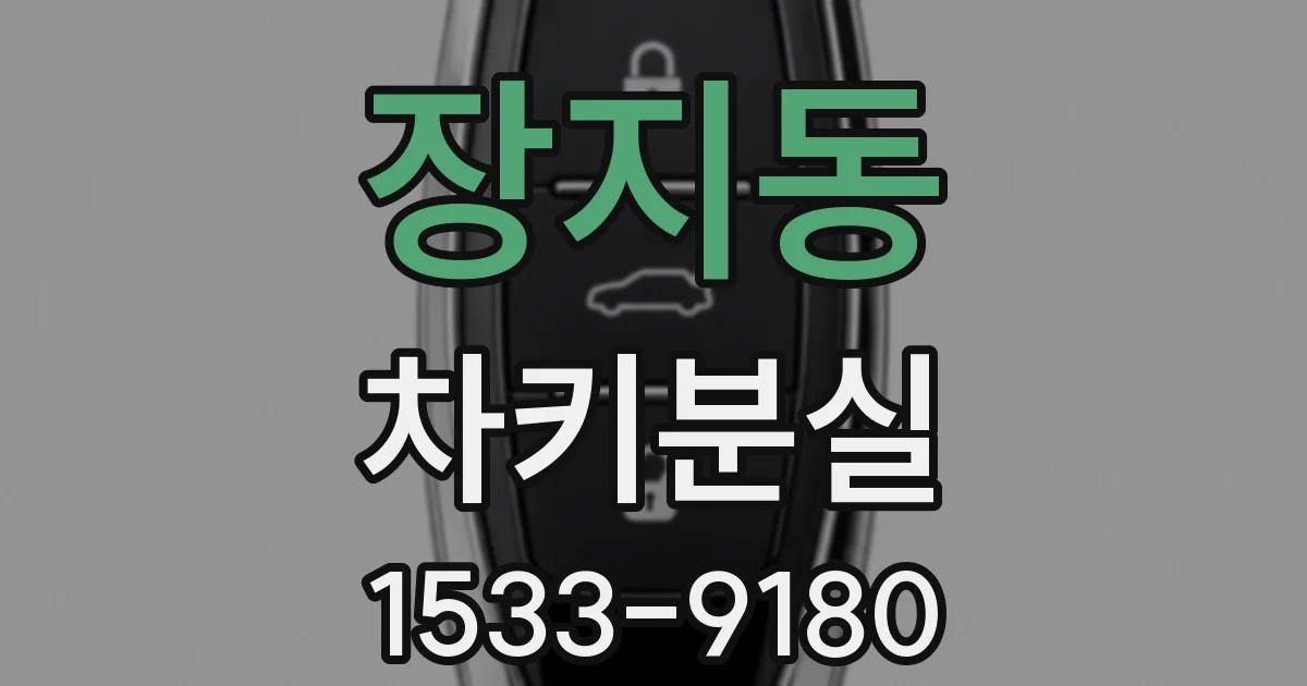 장지동 차키분실