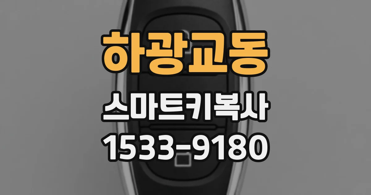 하광교동 스마트키복사