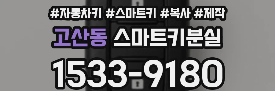 고산동 스마트키분실