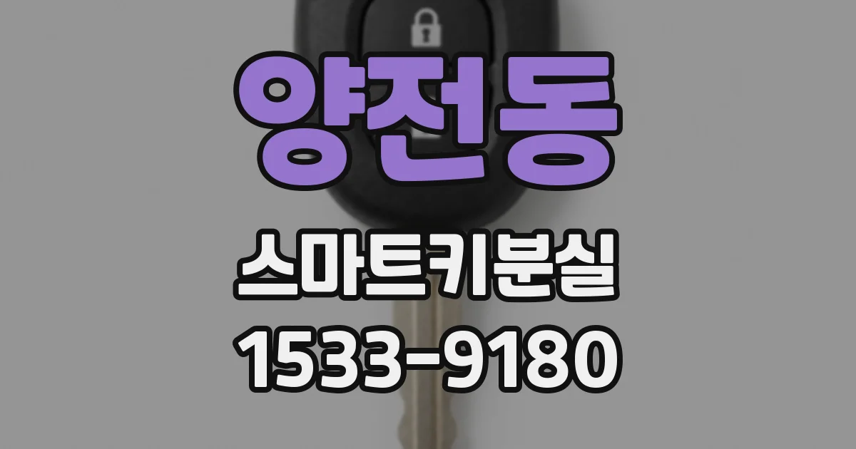 양전동 스마트키분실