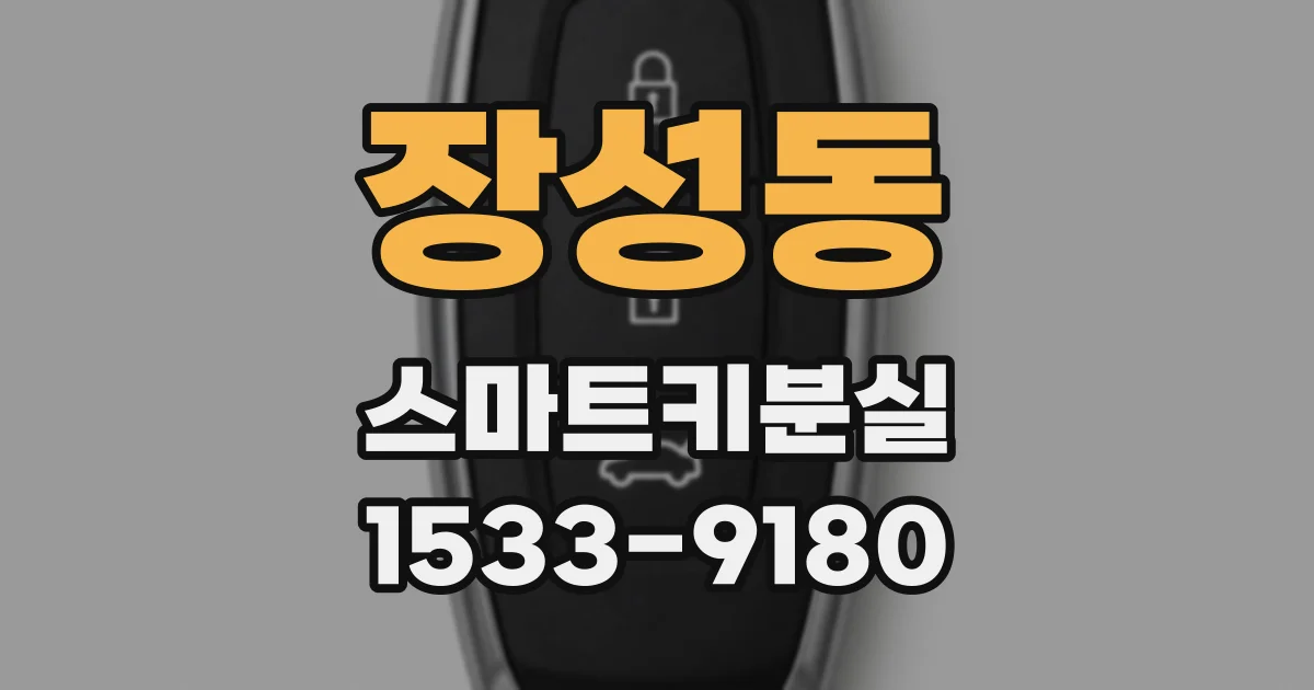 장성동 스마트키분실