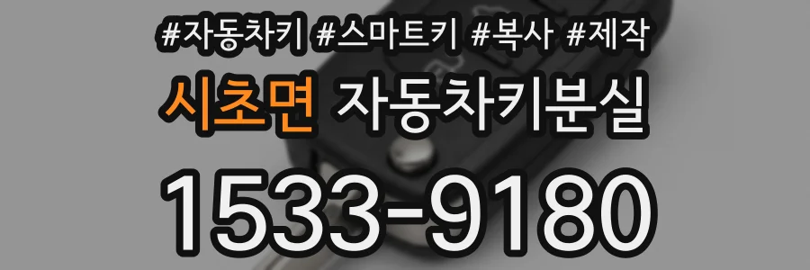 시초면 자동차키분실