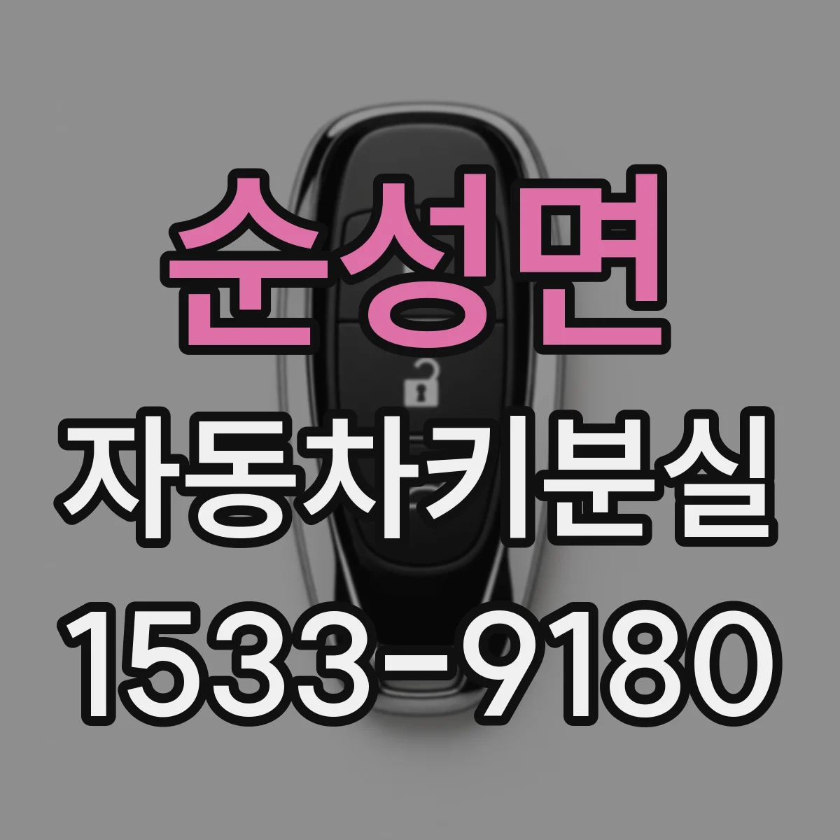 순성면 자동차키분실
