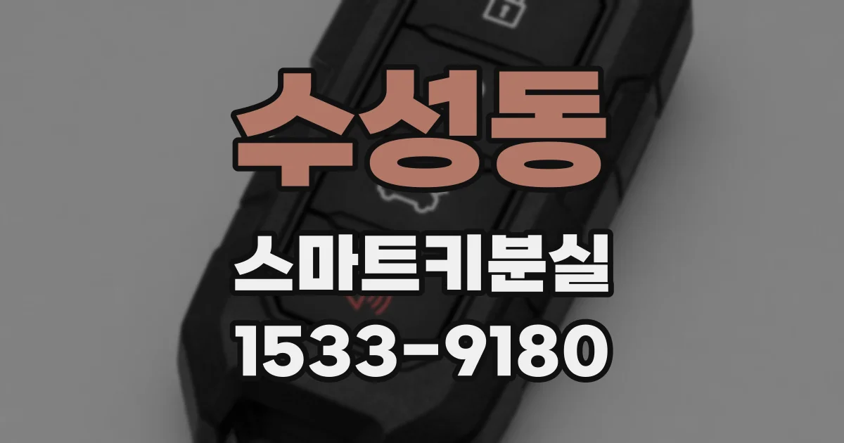 수성동 스마트키분실