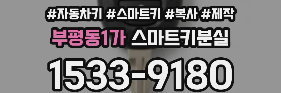 부평동1가 스마트키분실