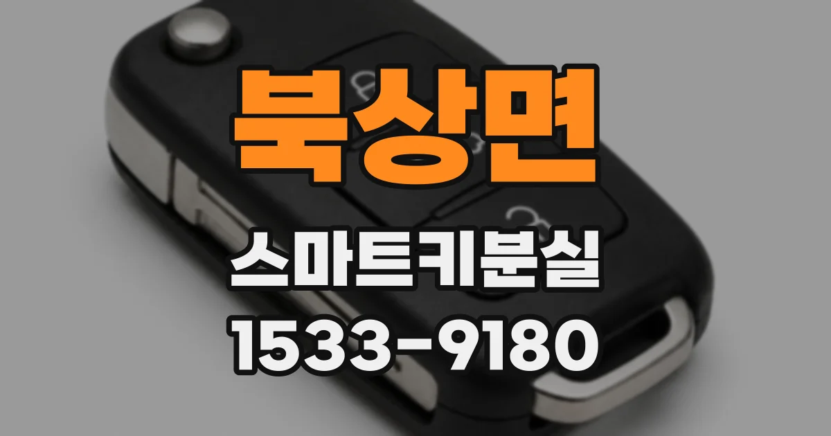 북상면 스마트키분실
