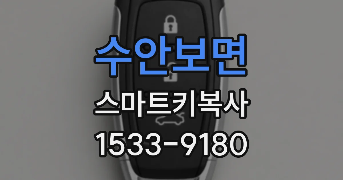 수안보면 스마트키복사