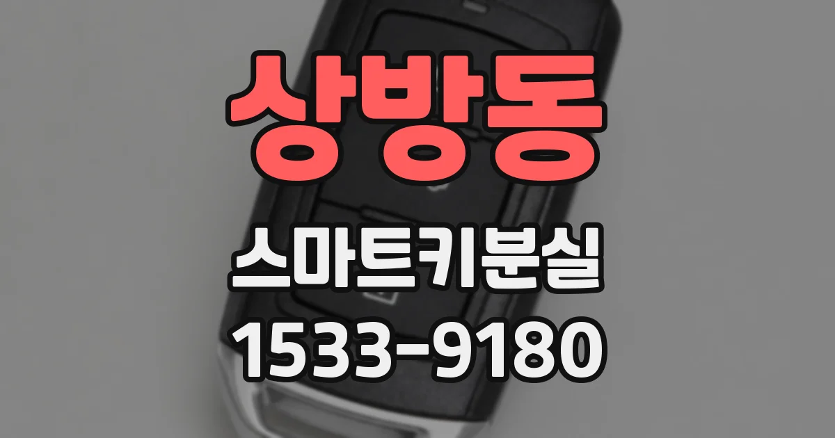 상방동 스마트키분실