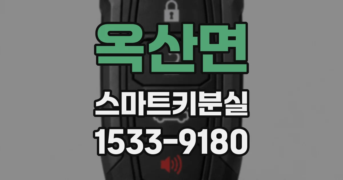 옥산면 스마트키분실