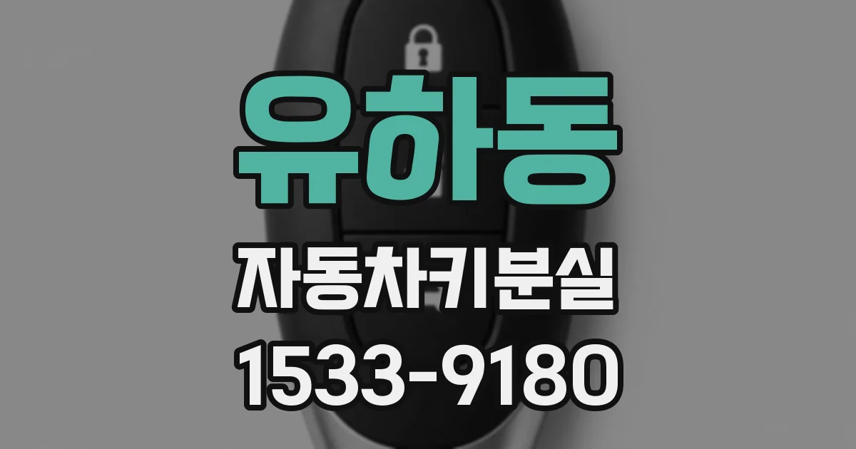 유하동 자동차키분실