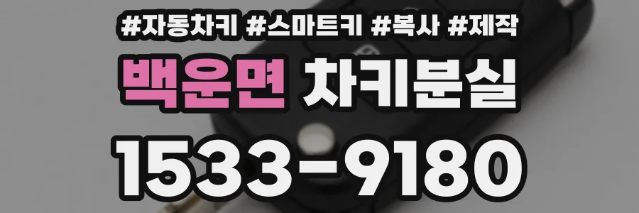 백운면 차키분실